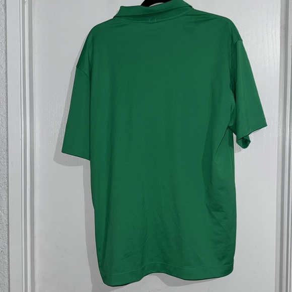 YY- Nike Golf Polo Shirt Mens size Large Green Dri-Fit Short Sleeve - Picture 5 of 7
